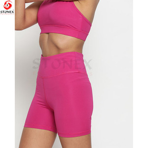 Plus Size Fessier Workout Fitness Shorts Scrunch Butt Taille Haute Yoga Shorts Femmes Gym Shorts Avec Poches - Product Image 6