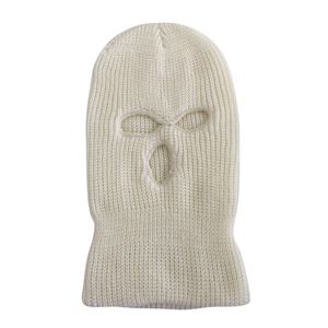 Personnalisable Broderie Logo Conception Tricoté 3 Trous Cagoule Ski Masques Respirant Unisexe En Gros En Plein Air Hommes Image 100% - Product Image 4