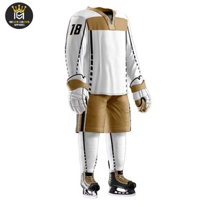 เครื่องแบบฮ็อกกี้น้ำแข็งสำหรับผู้ใหญ่เครื่องแบบทีมฮ็อกกี้น้ำแข็งจัดส่งจากโรงงานโดยตรง - Product Image 3