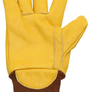 โลโก้ที่กําหนดเองหนังจับถุงมือทํางานเพื่อความปลอดภัยในสวน - Product Image 6