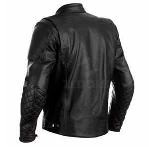 Chaqueta de Motociclista de Cuero Vacuno de Alta Calidad 2025 con Cuello Alto, Logotipo Personalizado, Transpirable para Conducir en Invierno - Product Image 2