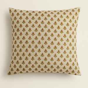 FUNDAS COJÍN IMPRESO BLOQUE MANO ALGODÓN - Product Image 1