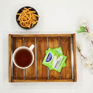 Bandeja de Madera Más Duradera y Confiable para Servir Té y Aperitivos, Bandejas Decorativas de Madera Largas al Mejor Precio - Product Image 2