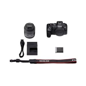 Appareil photo hybride plein format 24,2 MP avec objectif RF 24-50 mm IS STM, vidéo 4K 60p, prise de vue en rafale 40 ips, capteur CMOS Dual Pixel, accessoires pour objectifs - Product Image 3