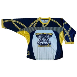 Camisetas de Hockey sobre Hielo Personalizables para Hombre, Sublimación OEM, Conjuntos de Uniformes de Hockey para Adultos, Nombre del Jugador, Ropa de Equipo, 100% Poliéster de Secado Rápido - Product Image 2