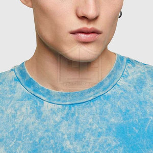 เสื้อยืดผู้ชายไซส์ใหญ่พิเศษเสื้อยืดแฟชั่นคอกลมคุณภาพสูงผ้าถักลายความยาวยาวผ้าถัก - Product Image 3