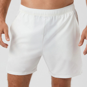 Pantalones cortos deportivos para hombre, talla XL, verano, algodón transpirable, rizo francés, cintura elástica, cordón personalizable, logotipo impreso - Product Image 4