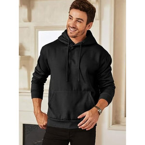 Ropa de calle de invierno personalizada nuevo OEM ODM 355G algodón polar lavado ácido sin cuerdas sudaderas con capucha al por mayor hombres Sudadera con capucha Unisex - Product Image 3