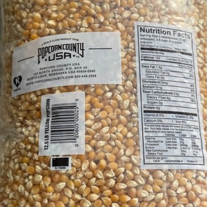 Granos de Palomitas de Maíz Amarillos Tipo Champiñón, Paquete de 5 kg, No Glutinosos, Granos Enteros Secos - Product Image 3