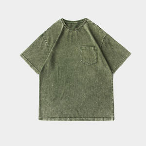 Camiseta lavada de peso pesado con lavado ácido de algodón de gran tamaño para mujer a granel de alta calidad - Product Image 5