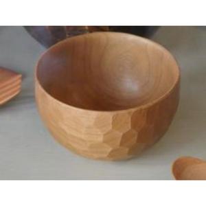 Cuencos de madera torneados a mano, decoración artesanal tallada ecológica para fiestas, comedor, patrones de grano vibrantes - Product Image 1
