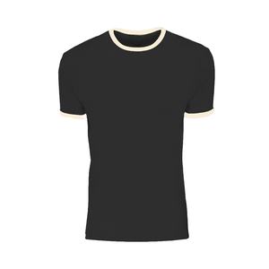 Cotton Ringer Tee in <b>White</b> & Black by Next Level Apparel Good Quality <b>Short</b> <b>Sleeve</b> 100% Combed Ring-Spun Cotton Jersey T <b>Shirts</b> - Product Image 1
