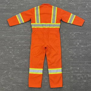 Overol de Alta Visibilidad para Equipos de Apoyo en Obras, Ropa de Trabajo Profesional de Alta Visibilidad, Overol Industrial - Product Image 5