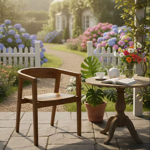 SOLOBEAT Eco-Friendly Solid Wood Chaise <b>Lounge</b> <b>Chair</b> with Storage Handcrafted Modern Design for Home & Dining - Product Image 1