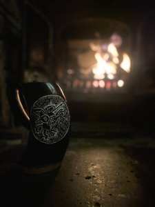 แก้วบัฟฟาโลฮอร์นทำมือแก้วเครื่องดื่มธรรมชาติเป็นมิตรกับสิ่งแวดล้อมทนทานเหมาะสำหรับกาแฟชาวิสกี้รับประทานอาหาร - Product Image 2