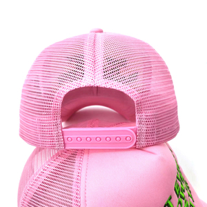 Gorra de camionero de malla deportiva de ajuste ajustable 100% lona de algodón bordado personalizado característica de tela común para la playa - Product Image 4