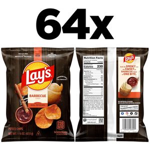 Chips de Patata Lay's, Sabor Barbacoa, 1.5 Onzas (Paquete de 64) - Product Image 2