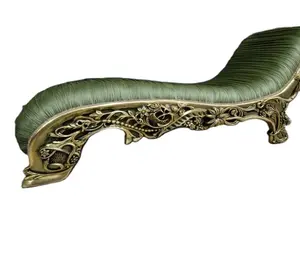 Rosas de madera hechas a mano la teca de madera hecha a mano para el tema del sofá de boda de lujo tallado