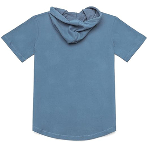 Sudaderas con capucha de diseñador en relieve para hombre 180ct Zip Solid Mens Hoodies y sudaderas con capucha de manga corta para hombre con estilo - Product Image 2