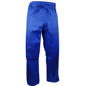 Ventes en gros de tenues de karaté en coton, vêtements de BJJ, tenue de combat durable, ensemble de kimono de BJJ bleu, uniformes d'entraînement fabriqués au Pakistan - Product Image 3