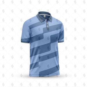 เสื้อเชิ้ตผู้ชายสีพื้น สัมผัสหรูหรา ผ้าผสมคอตตอนและโพลีเอสเตอร์ ระบายอากาศได้ดี ป้องกันรอยยับ แขนสั้น ผ้าถัก - Product Image 4