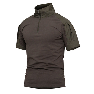 Camiseta Polo de Rendimiento Transpirable para Hombre, Manga Corta, Camuflaje para Exteriores, Ropa de Trabajo para Seguridad y Protección para Otoño - Product Image 1