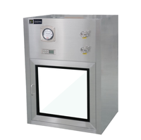 Elektronische Interlock-Reinraum-Durchführungskasten mit Laminar-Flow, Edelstahl-Dynamik-Durchführungskasten mit UV-Licht