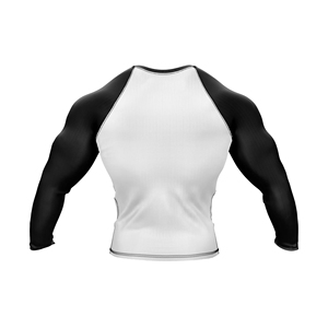 High Quality Wholesale Jiu Jitsu Fitness <b>Swim</b> <b>Shirts</b> for Men Custom Logo Printed Long Sleeve MMA Rash Guard Breathable UPF50+ - Product Image 6