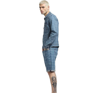 2025 chaqueta vaquera de algodón 100% personalizada para hombre, chaqueta informal con bolsillo de Color sólido para hombre, estilo de primavera, ropa para hombre - Product Image 6