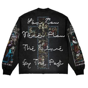 Conjunto de Chándal Urbano con Capucha de Poliéster/Algodón Lavado al Ácido con Logotipo Personalizado, de Secado Rápido, con Pantalones de Chándal Bordados con Estampado Puff, Tallas Grandes - Product Image 2