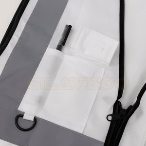 Chaleco DE SEGURIDAD personalizado de alta calidad Precio barato Ropa DE TRABAJO Chaleco DE SEGURIDAD Chaleco de seguridad ligero - Product Image 3