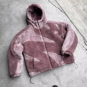 Winter Essential High quality <b>Sherpa</b> <b>Hoodie</b> for women zip up <b>hoodie</b> Customizable embroidery soft <b>sherpa</b> pull-over for Women - Product Image 5