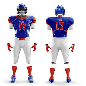 Equipo personalizado de fútbol americano uniforme al por mayor poliéster sublimación OEM desgaste - Product Image 4