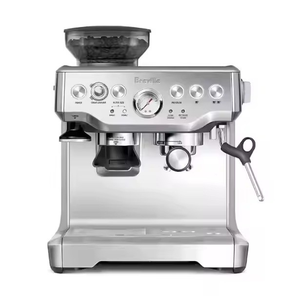 Bariista Express Espresso Machine Brushed Stainless Steel <b>DIY</b> Industrial OEM ODM Customized Support US Origin 3-Year Warranty - Product Image 1