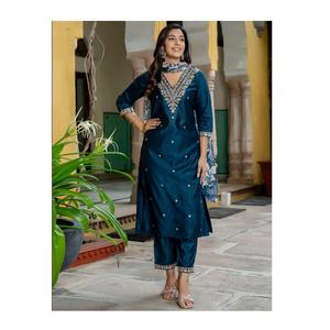 Kurtis de créateur tendance pour femmes vêtements de bureau et de fête décontractés disponibles en gros au meilleur prix - Product Image 1