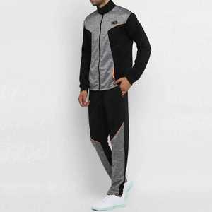 Premium Winter <b>Polyester</b> <b>Tracksuit</b> Set Full-Zip Jacket And Joggers Custom Logo Sportswear for Men - Product Image 2