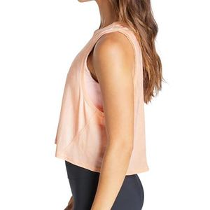 Venta al por mayor de moda de verano personalizado Plain Fit camiseta sin mangas de las mujeres Crop Top para las mujeres transpirable moda personalizada 2025 - Product Image 5