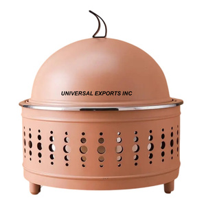 Vajilla redonda clásica de lujo, cazuela hecha a mano de calidad Superior, madre de perla y elegante calentador de alimentos de madera, olla caliente de Metal - Product Image 5