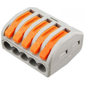 ชุดขั้วต่อสายไฟขนาดกะทัดรัด 100 ชิ้น พร้อมขั้วต่อแบบ Lever-Nut 2-5 ตัว วัสดุ ABS รองรับกระแสไฟ 32A - Product Image 2