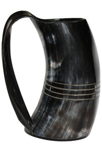 Tasses élégantes en corne de buffle polie Tasse de voiture à énergie solaire naturelle de haute qualité à bon prix - Product Image 2