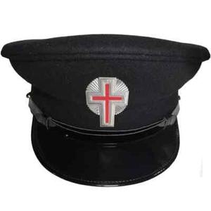 Uniforme de los Caballeros Templarios/ Gorras de Uniforme Tela Plateada Tipo 100% Poliéster Origen Importado Tipo de Ajuste Regular - Product Image 4