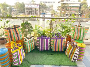 Nylon Shopping <b>Bag</b> Sustainable Recycled Polypropylene Plastic Recycled Made India-Bulk Options Eco-Friendly Large <b>Woven</b> PP <b>bags</b> - Product Image 3