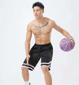 Shorts de basketball sur mesure 2025 – Respirants, antibactériens, anti-humidité, 100 % polyester mesh, grandes tailles pour sports d'été - Product Image 3