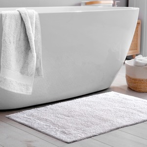 Tapis de bain en pur coton de la meilleure qualité Tapis de bain super doux Tapis de sortie en peluche et absorbants touffetés à la main entièrement réversibles - Product Image 3