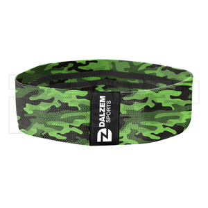 Vente en gros de bande de sécurité de fitness imprimée camouflage avec logo personnalisé bande d'exercice de hanche élastique bandes de résistance usine de bandes de résistance - Product Image 1