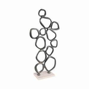 Design antique décoration de la maison métal abstrait noir enduit Sculpture artisanat parfait avec base de couleur naturelle inde 2025 - Product Image 1