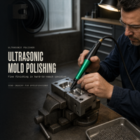 Ensemble de meuleuses pneumatiques à ultrasons, polisseuses à air comprimé, micro-outils d'angle pour le finissage des moules