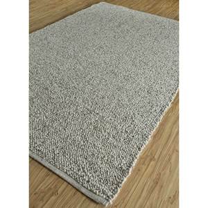 Tapis Jaipur PDJW-23, couleur unie gris et noir, tissage plat en jute et chanvre, tapis Abrash pour la maison - Product Image 2