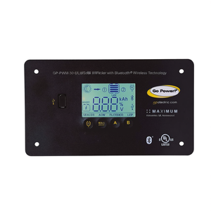 Contrôleur de charge solaire numérique PWM Go Power GP-PWM-30-UL 30A avec double port USB pour certification UL et Bluetooth - Product Image 2