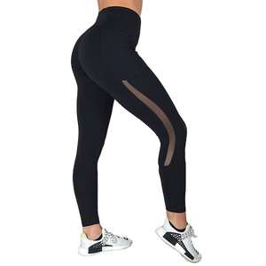 Leggings deportivos de alta calidad para mujer, mallas deportivas de cintura alta con bolsillos, mallas de gimnasio, ropa de mujer - Product Image 2